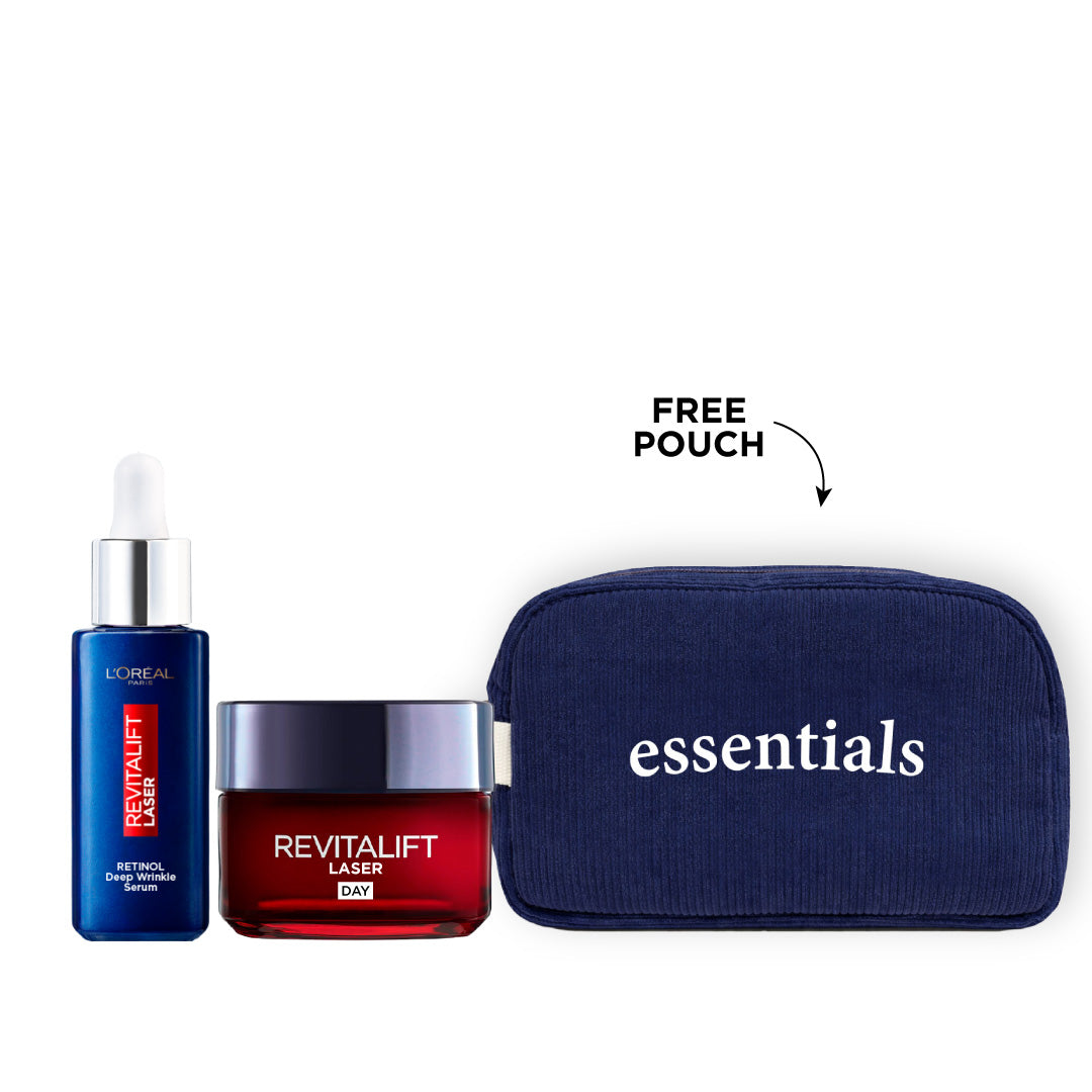 L'Oréal Revitalift Retinol Bundle + Free Pouch – 15% OFF – Loolia
