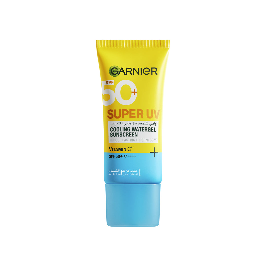 Garnier Super UV Cooling Watergel Sunscreen SPF50+ 60ml with Vitamin C
