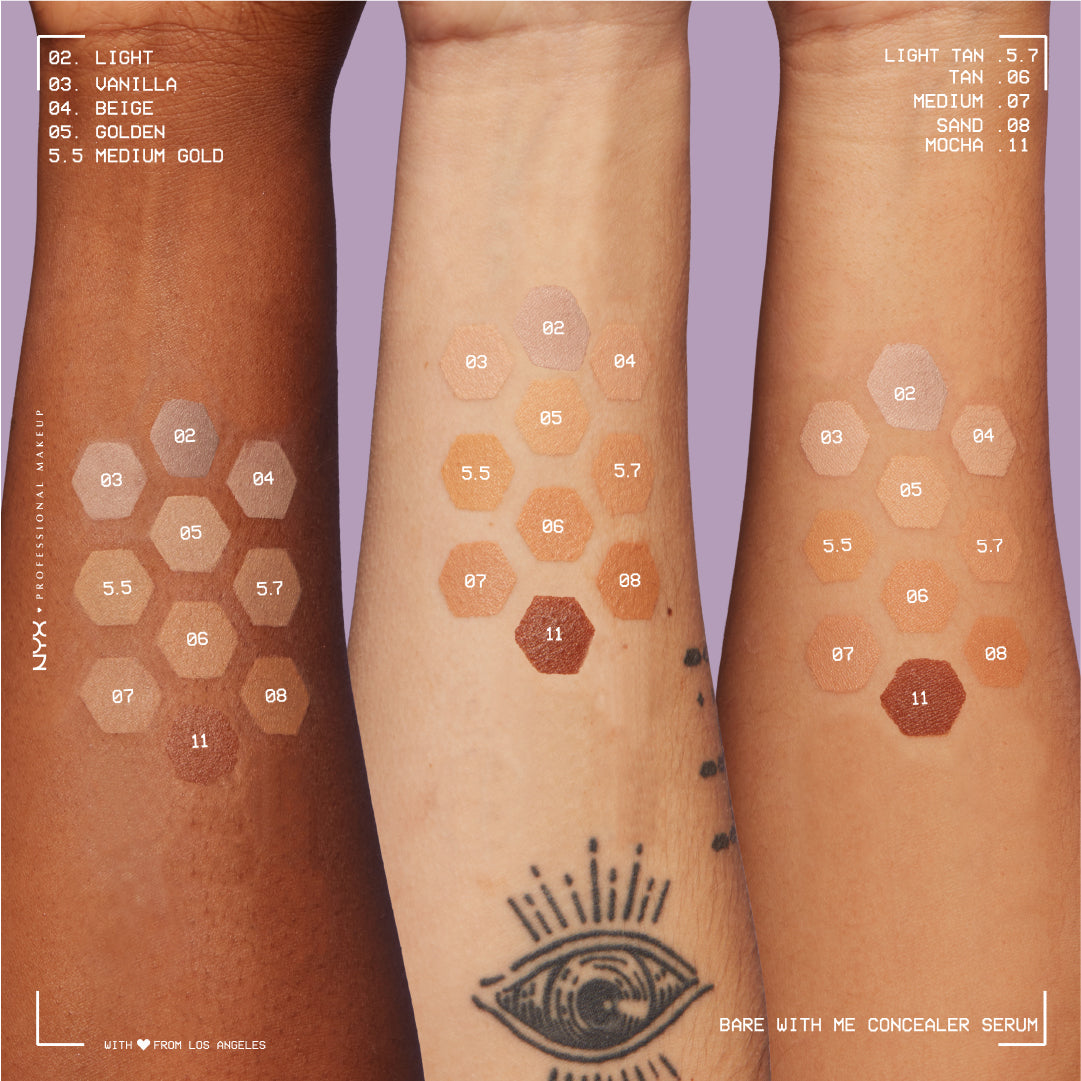 Bare With Me Concealer Serum, For Face & Body, Up to 24HR Hydration For Skin