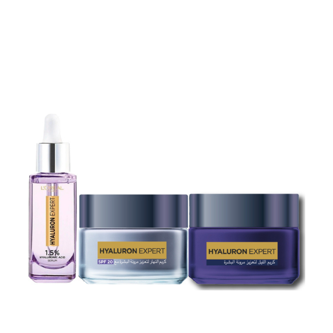 Hyaluron Expert Serum 30 ML + Day Cream 50 ML + Night Cream 50ML At 20% OFF