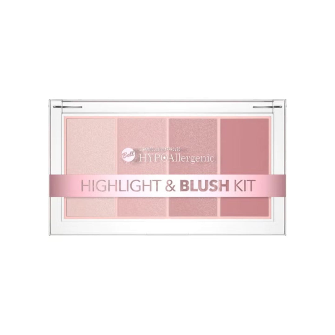 Hypoallergenic Highlight & Blush Kit