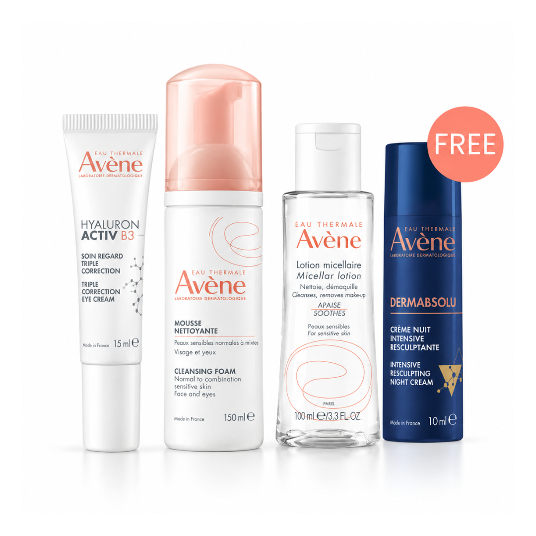 Activ B3 Triple Correction Eye Cream + Cleansing Foam + FREE Micellar Lotion + FREE Dermabsolu Night Cream At 35% OFF