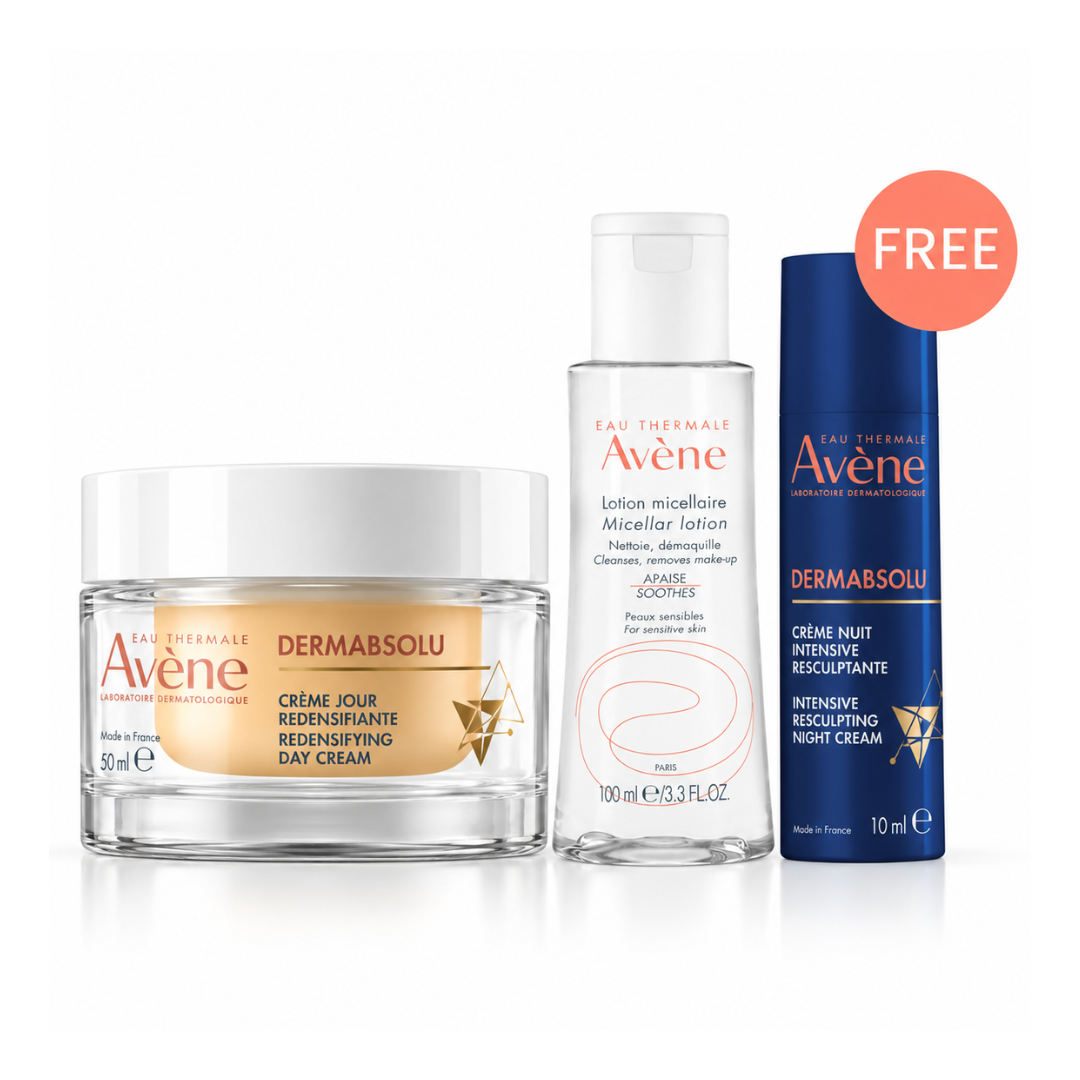 DermAbsolu Day Cream + Micellar Lotion + Night Cream 35% OFF