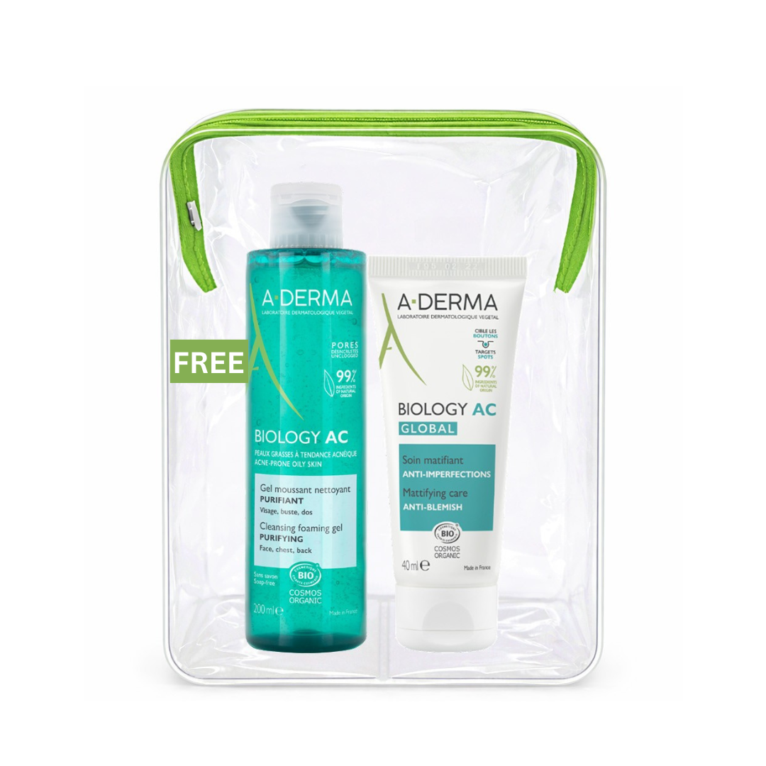 Biology AC Mattifying global anti-blemish treatment + FREE Biology AC Purifying Foaming Gel