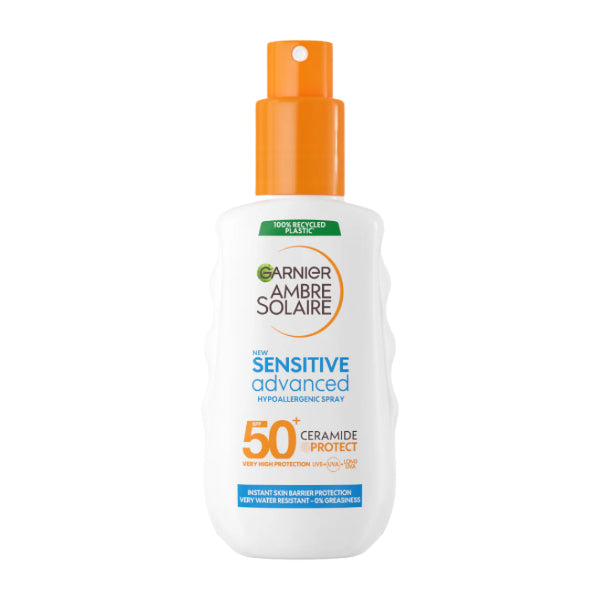 Ambre Solaire Sensitive Advanced SPF 50+ Ceramide Protect Sunscreen Spray For Adults