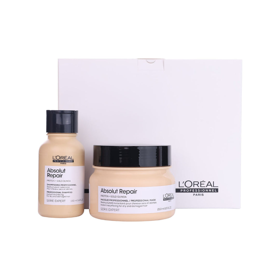 Absolut Repair Mask and Travel Size Shampoo Copack