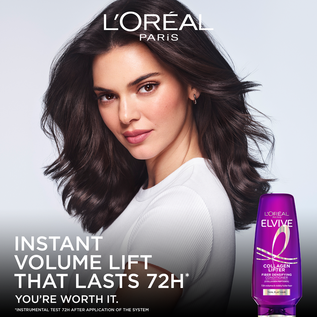 Elvive Collagen Lifter Hair Fibers Thickening Conditioner for Fine Involutionary Hair 200ml