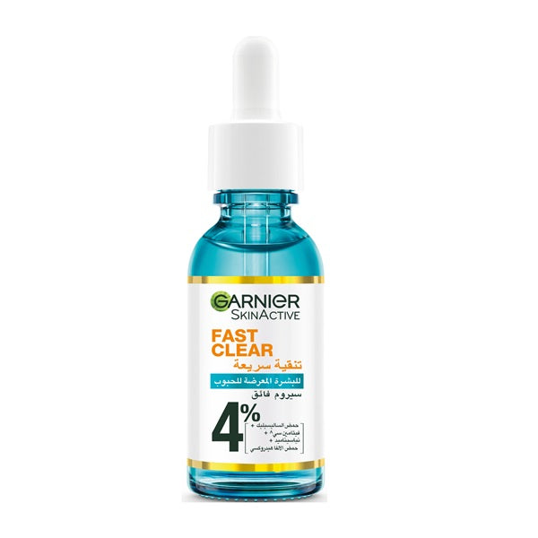 Fast Clear 4% Salicylic Acid, Vitamin C, Niacinamide, AHA - Anti-Acne Treatment Booster Serum