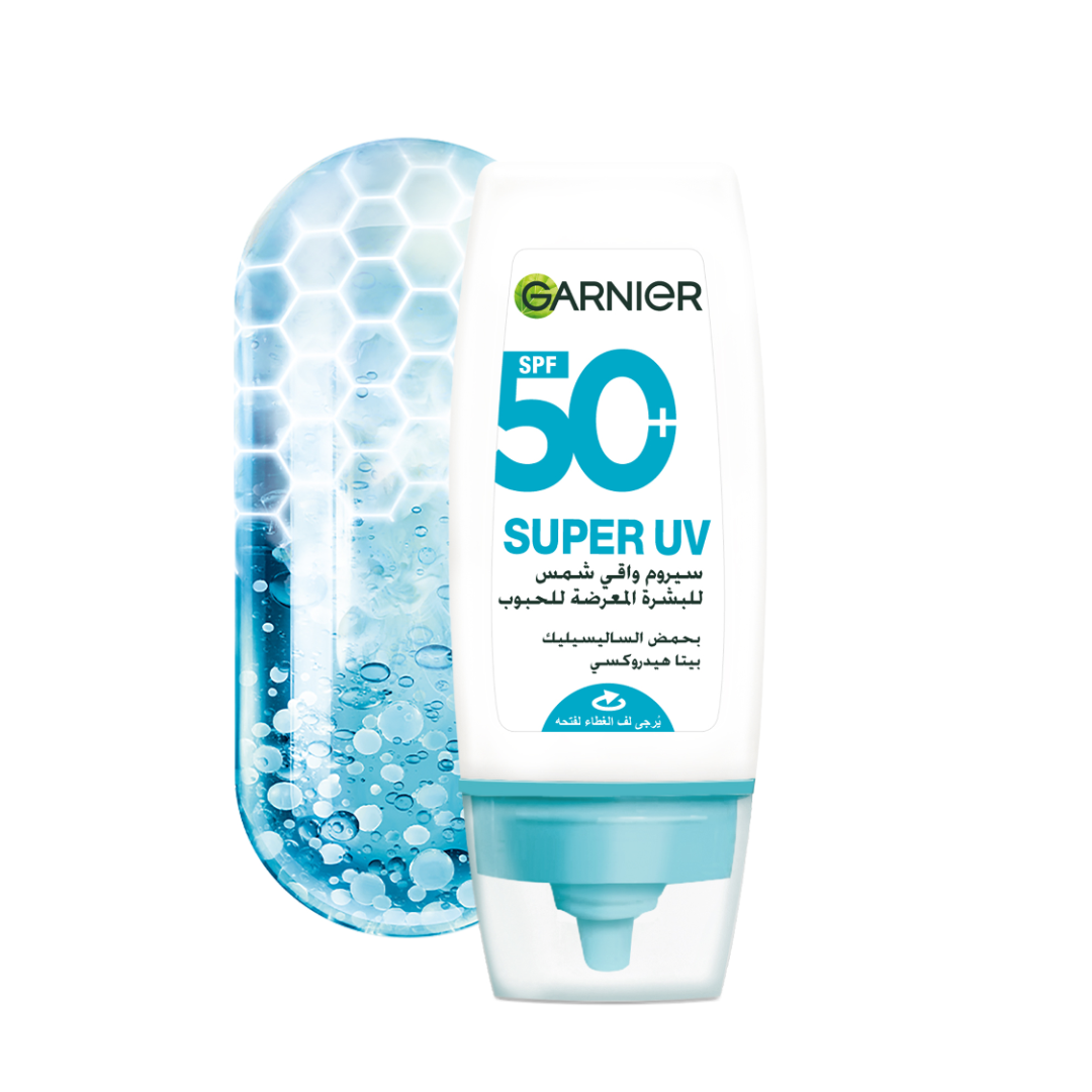 Super UV Anti-Acne SPF50+ Sunscreen – 12H Oil Control - 30 ML