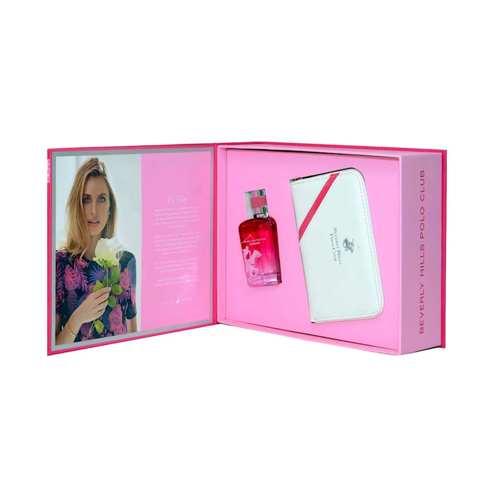 Beverly Hills Polo Club Prestige Women Gift Set - Passion 100ml + Wallet | Loolia Closet