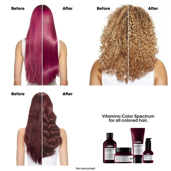 Vitamino Color Spectrum Shampoo - Before & After