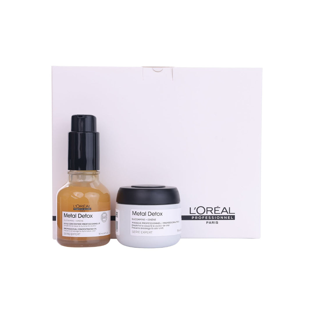 Metal Detox Oil and Travel Size Mask Copack