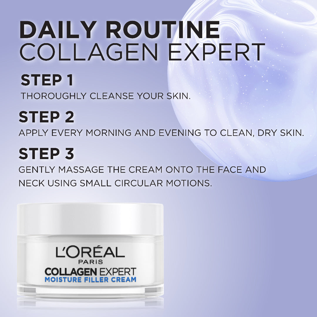 L'Oréal Paris Collagen Expert Moisture-Filling Cream - How to Use