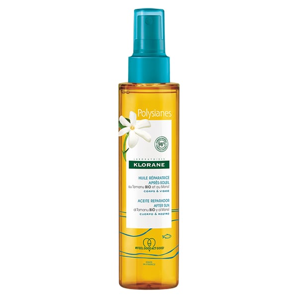 Klorane AFTER SUN REPAIR OIL with organic Tamanu & Monoi Body 150 ml | Loolia Closet