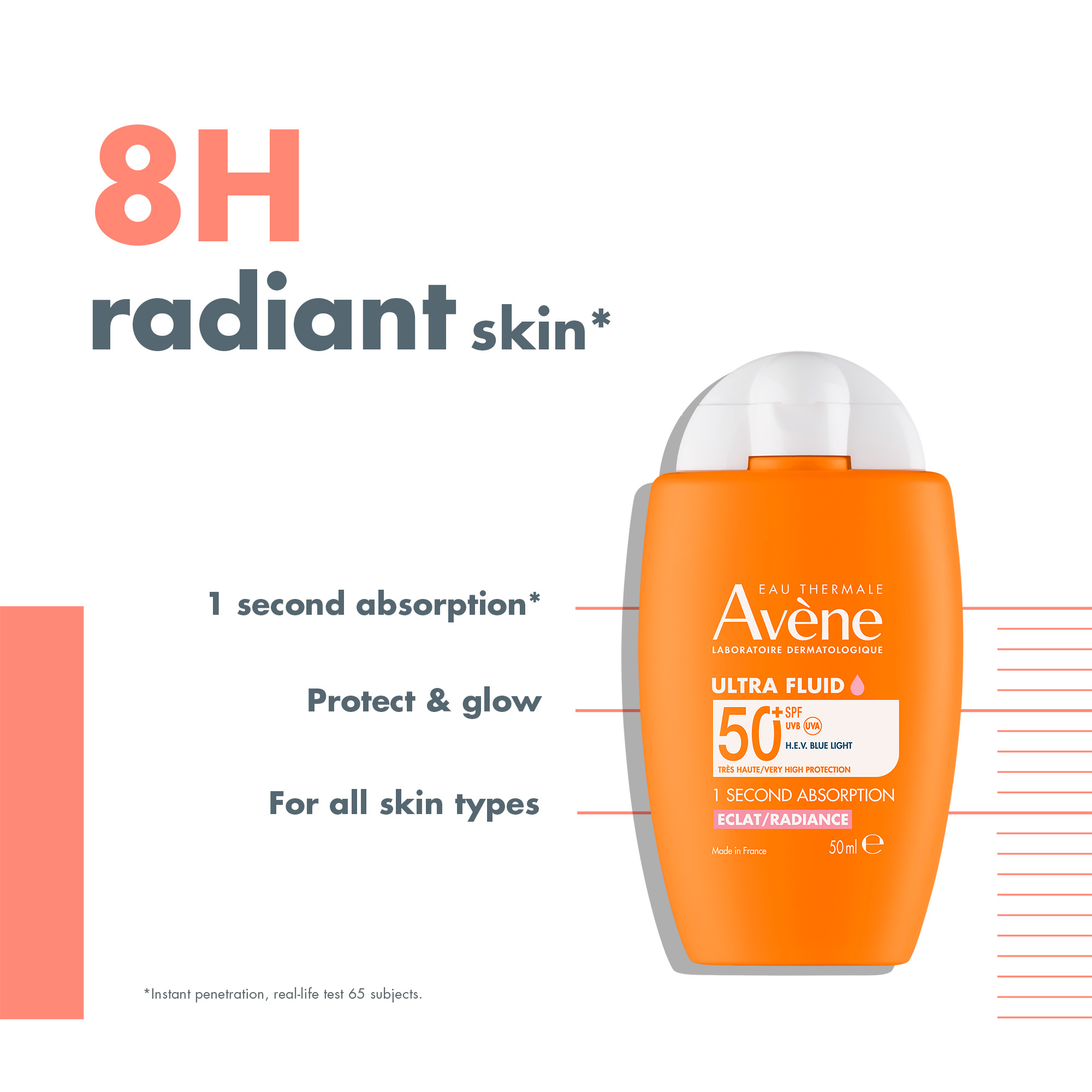 Ultra fluid Eclat Radiance SPF50+, 50ml