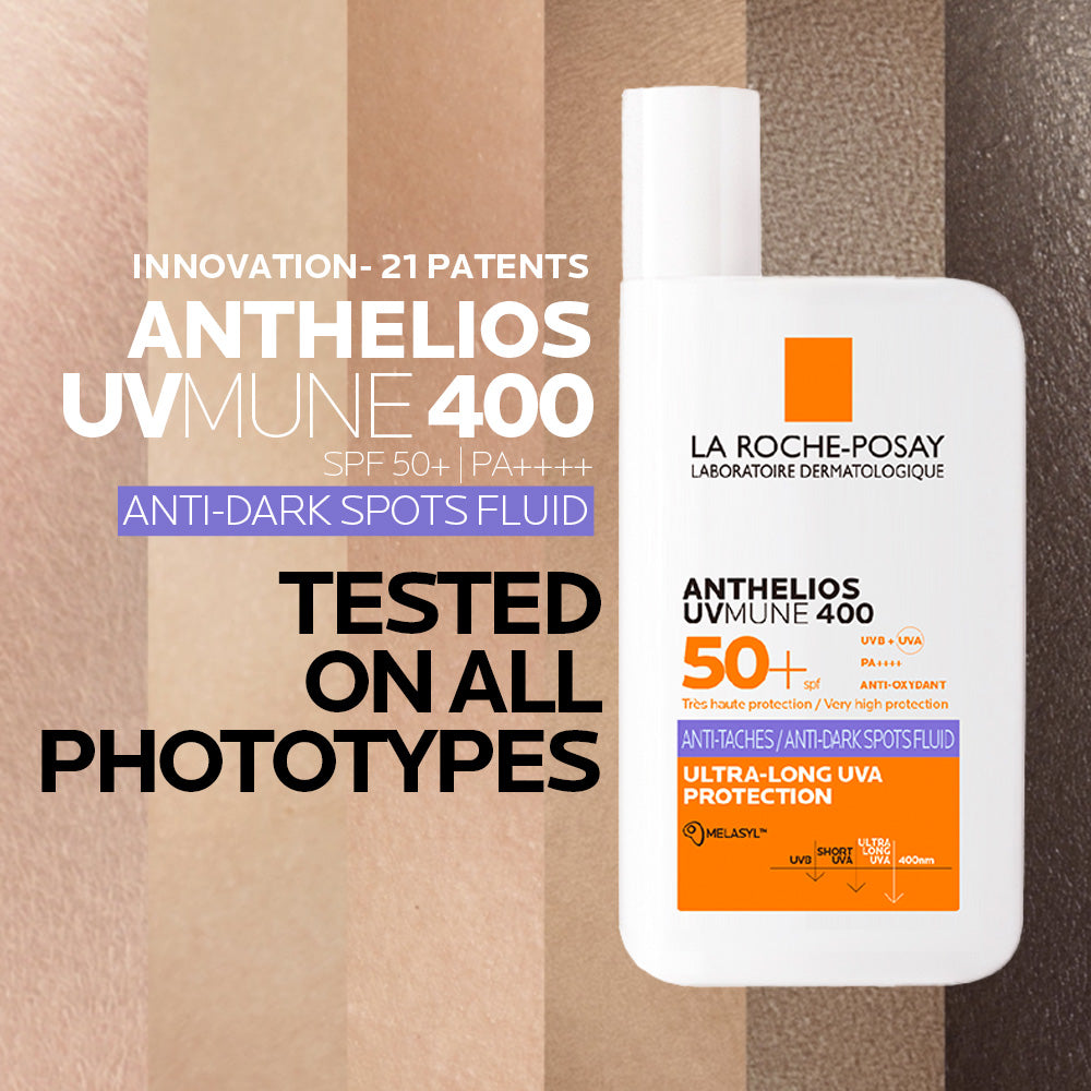 Anthelios UVMune 400 SPF 50+ Invisible Fluid for Dark Spots - Skin Types