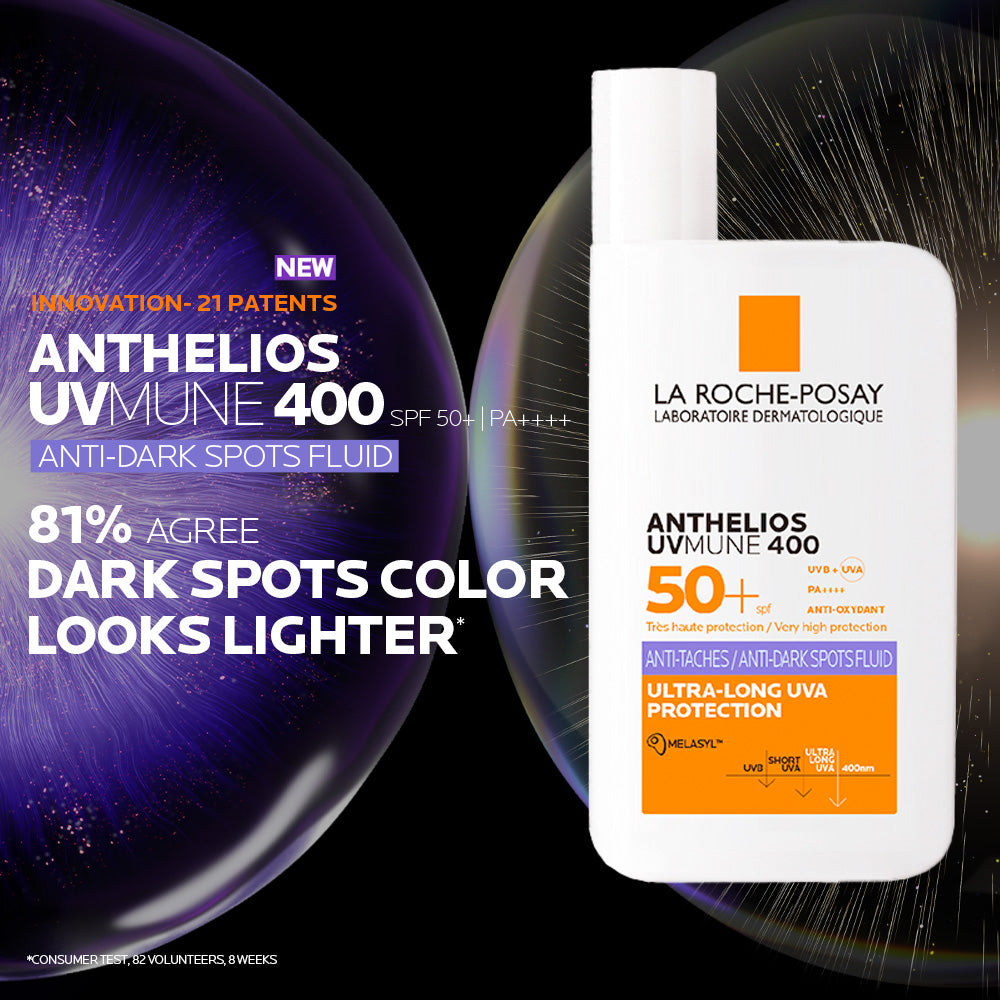 Anthelios UVMune 400 SPF 50+ Invisible Fluid for Dark Spots - Benefits