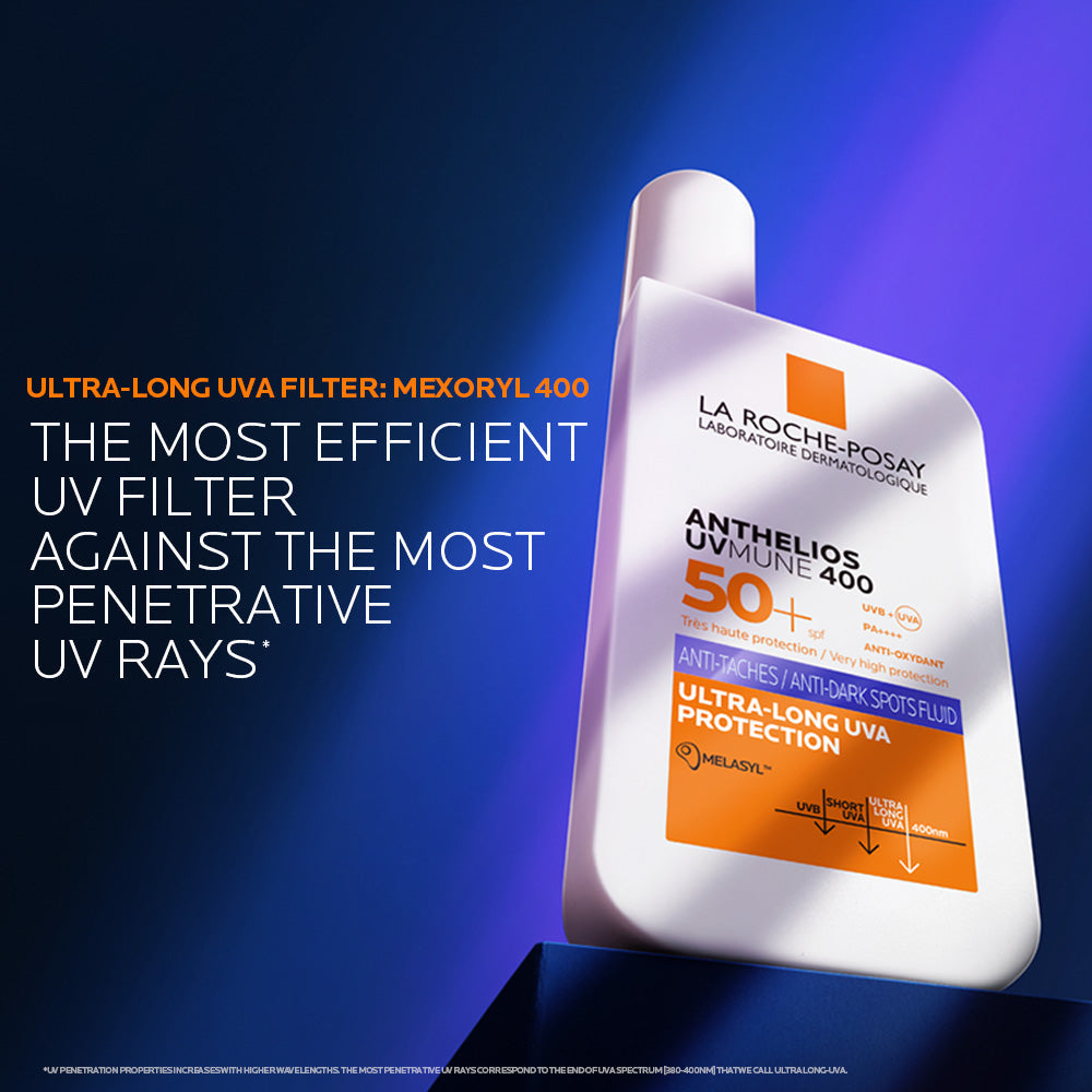 Anthelios UVMune 400 SPF 50+ Invisible Fluid for Dark Spots - Benefits