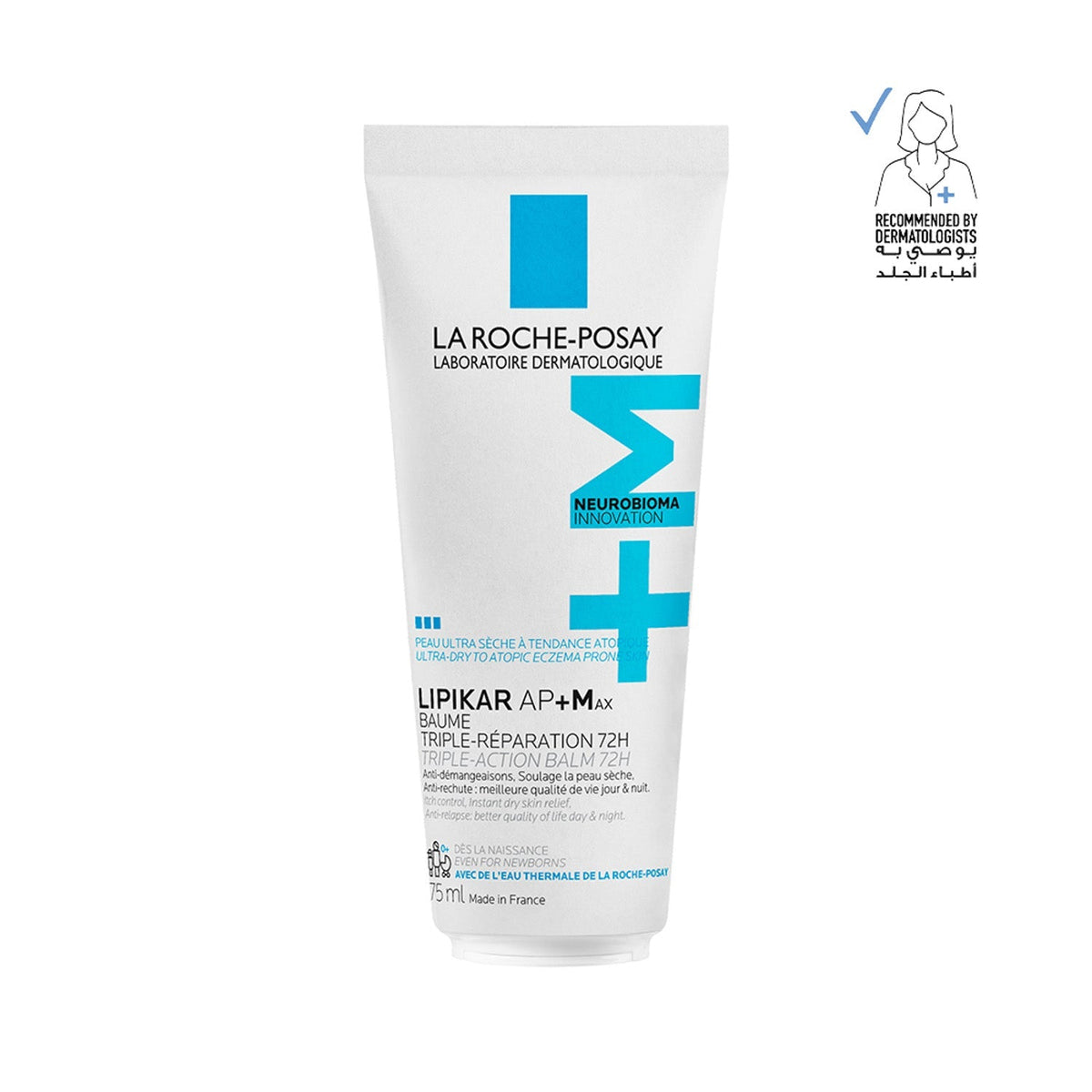 Lipikar AP+Max Triple-Action Balm 72H 75mL