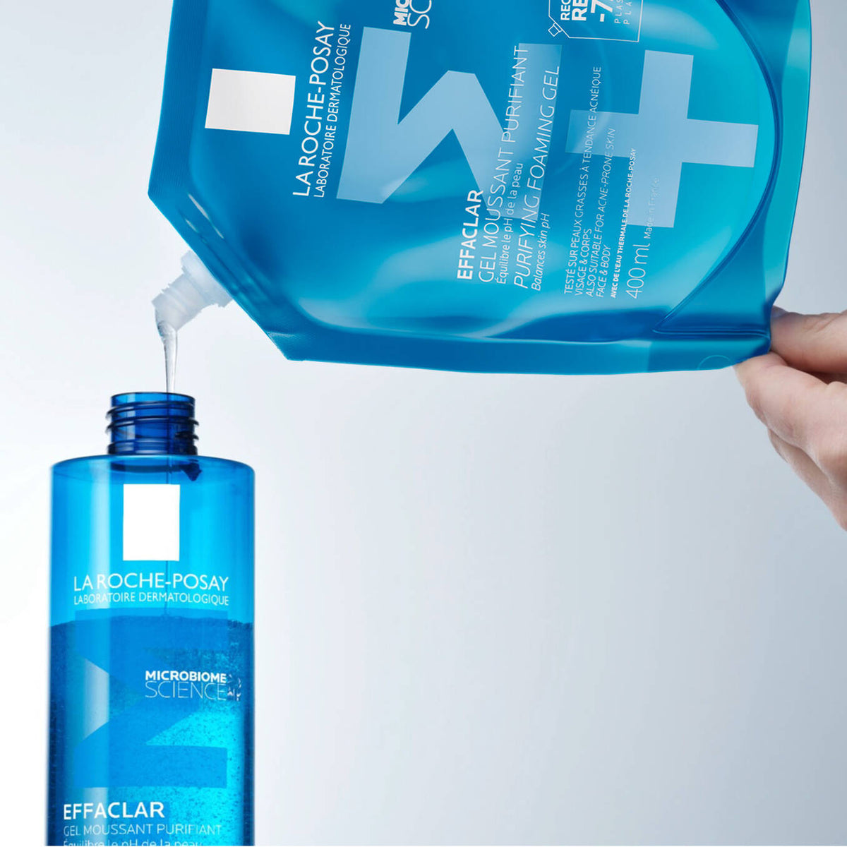 Effaclar Purifying Cleansing Gel & Refill Pouch For Blemish-Prone Skin