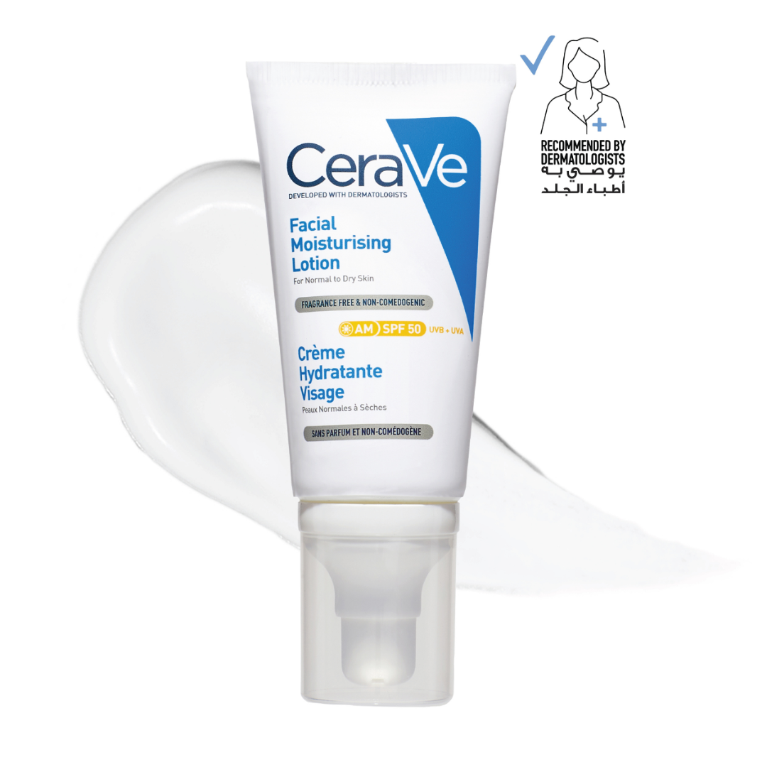 CeraVe AM Facial Moisturizing Lotion SPF50 for Normal to Dry Skin 52 ML - Texture