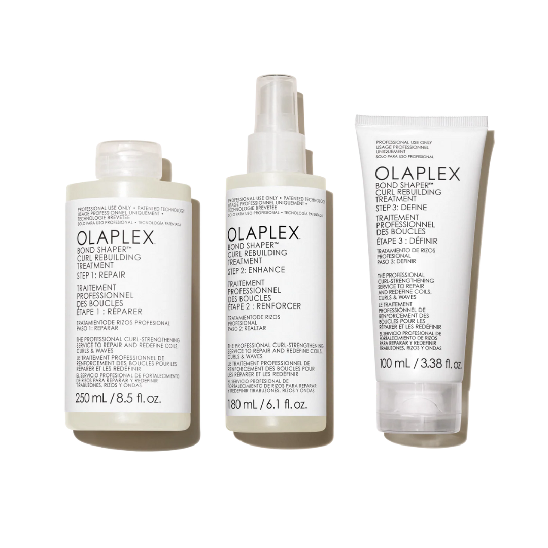 Olaplex Bond Shaper Curl Rebuilding Treatment Set - Components