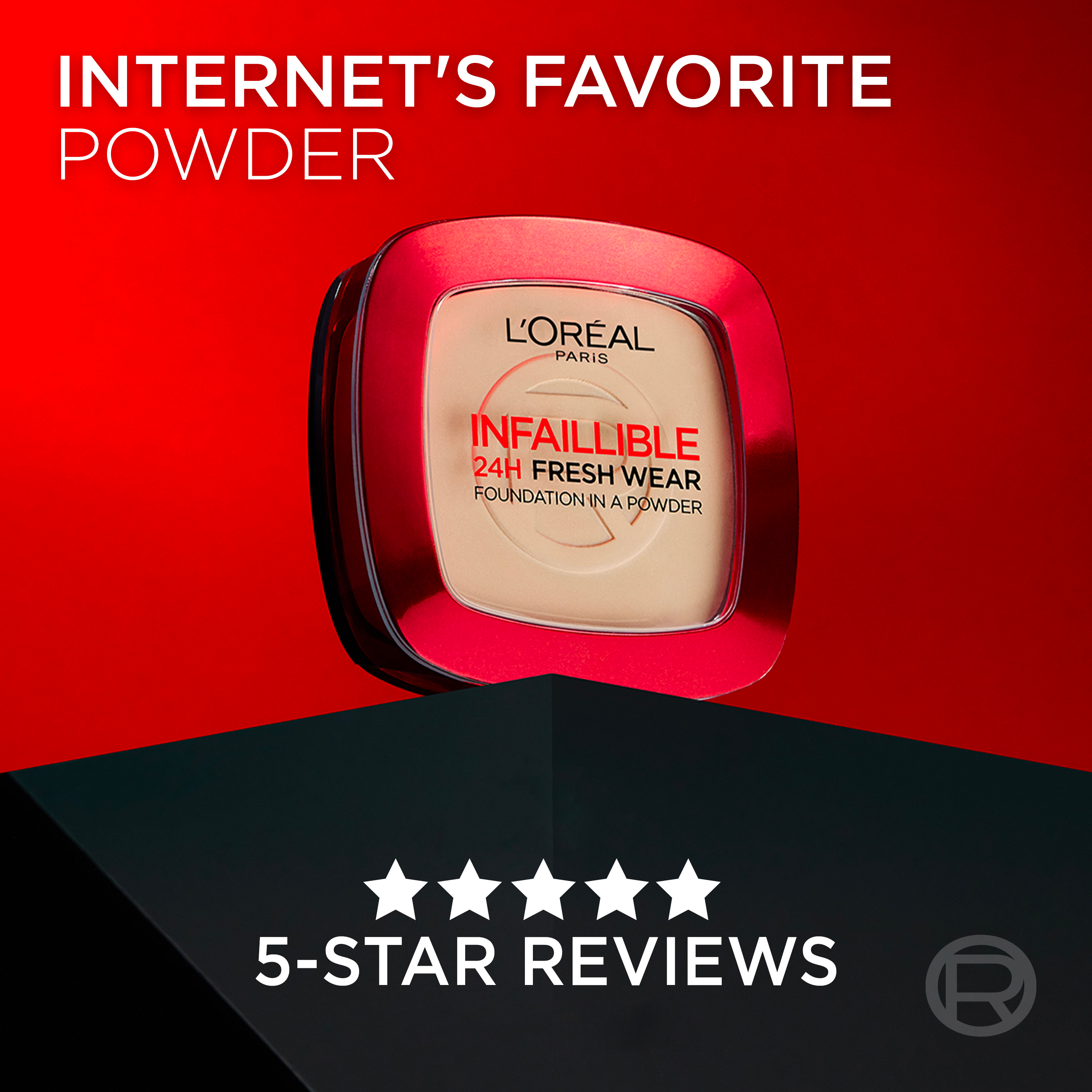 Infaillible Up to 24H Fresh Wear Foundation in a Powder- Waterproof, Heatproof, Sweatproof