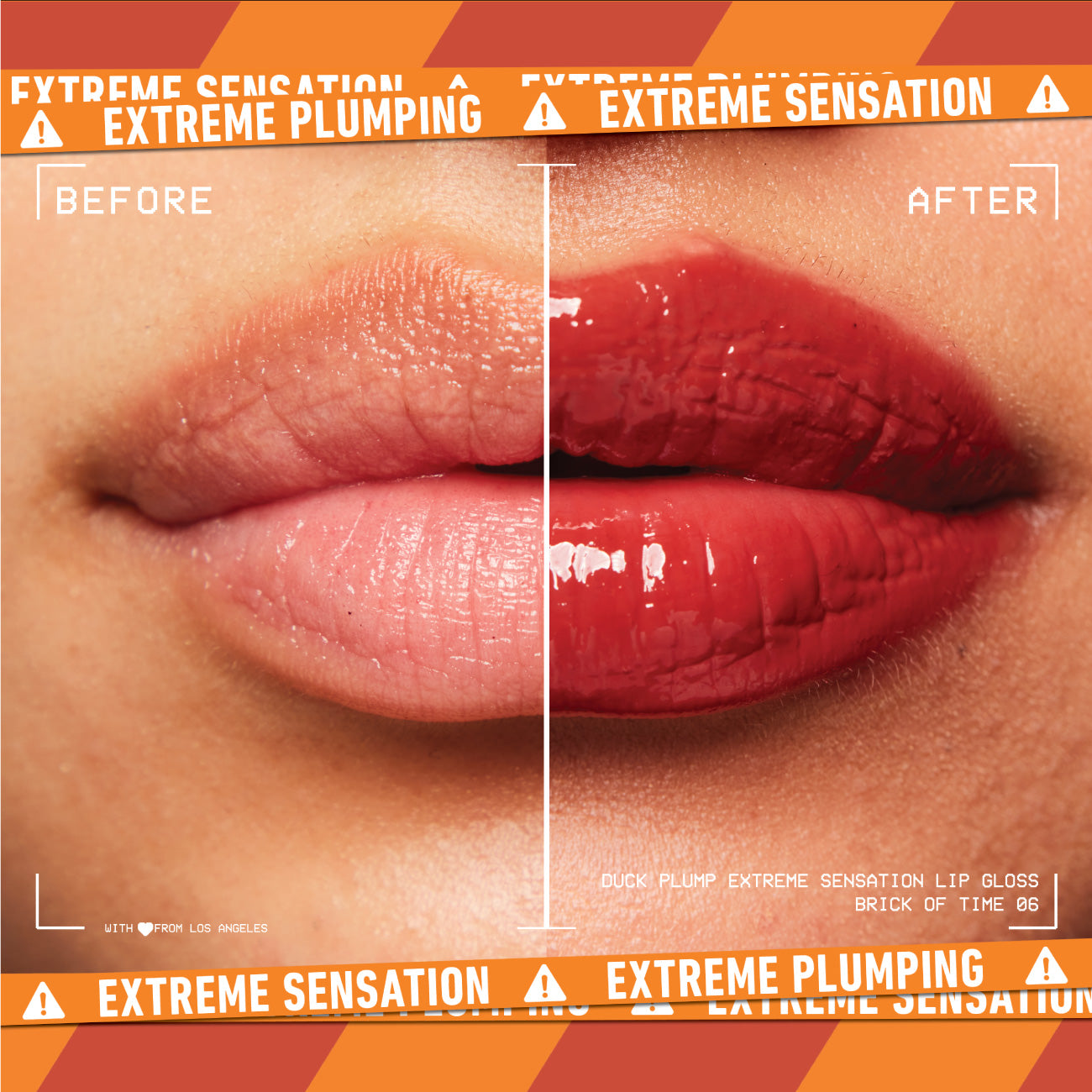 Duck Plump Lip Plumping Lacquer, High Pigment, High Shine, High Sparkle Lip Gloss