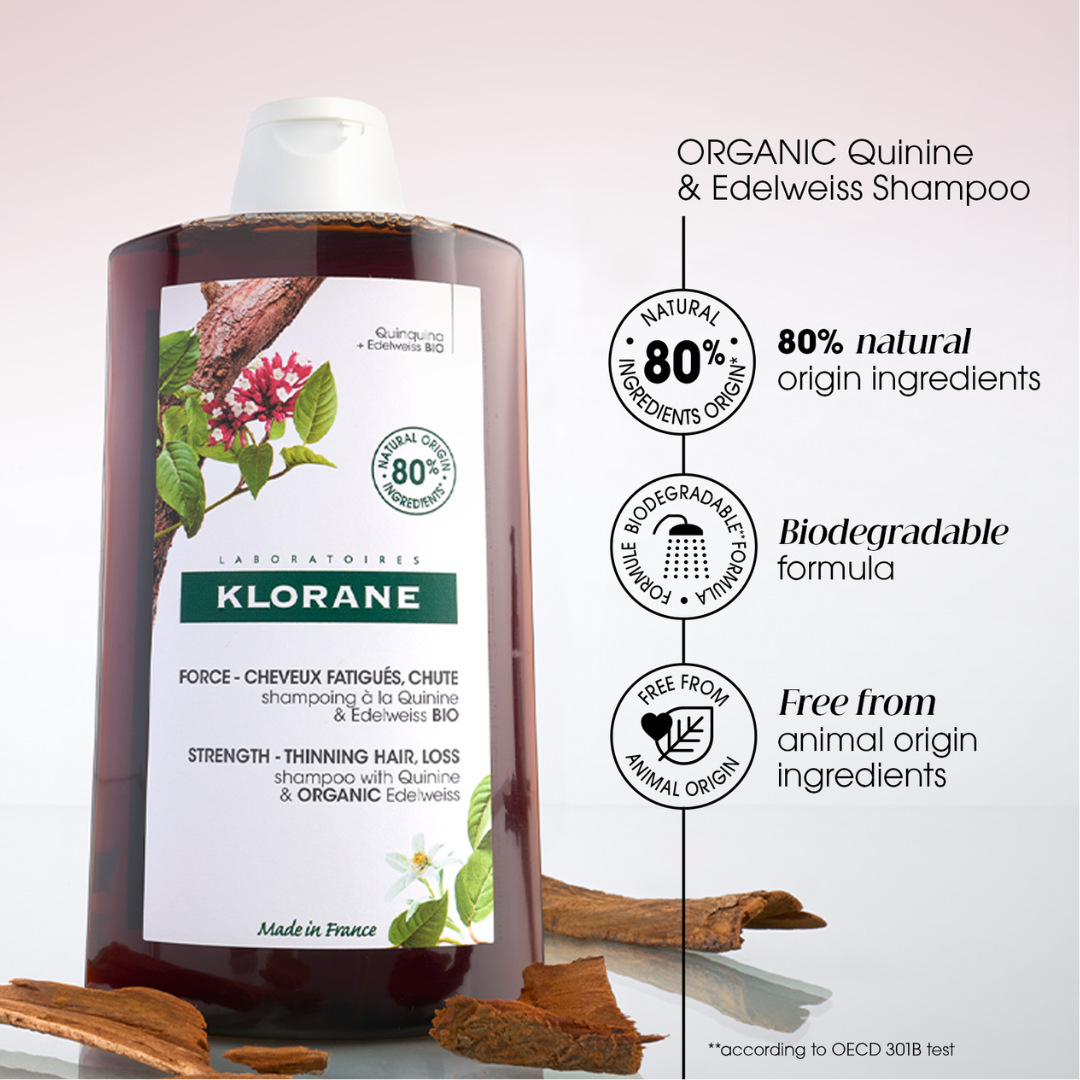 Buy Two Get One Klorane Fortifying Quinine Shampoo 400ml