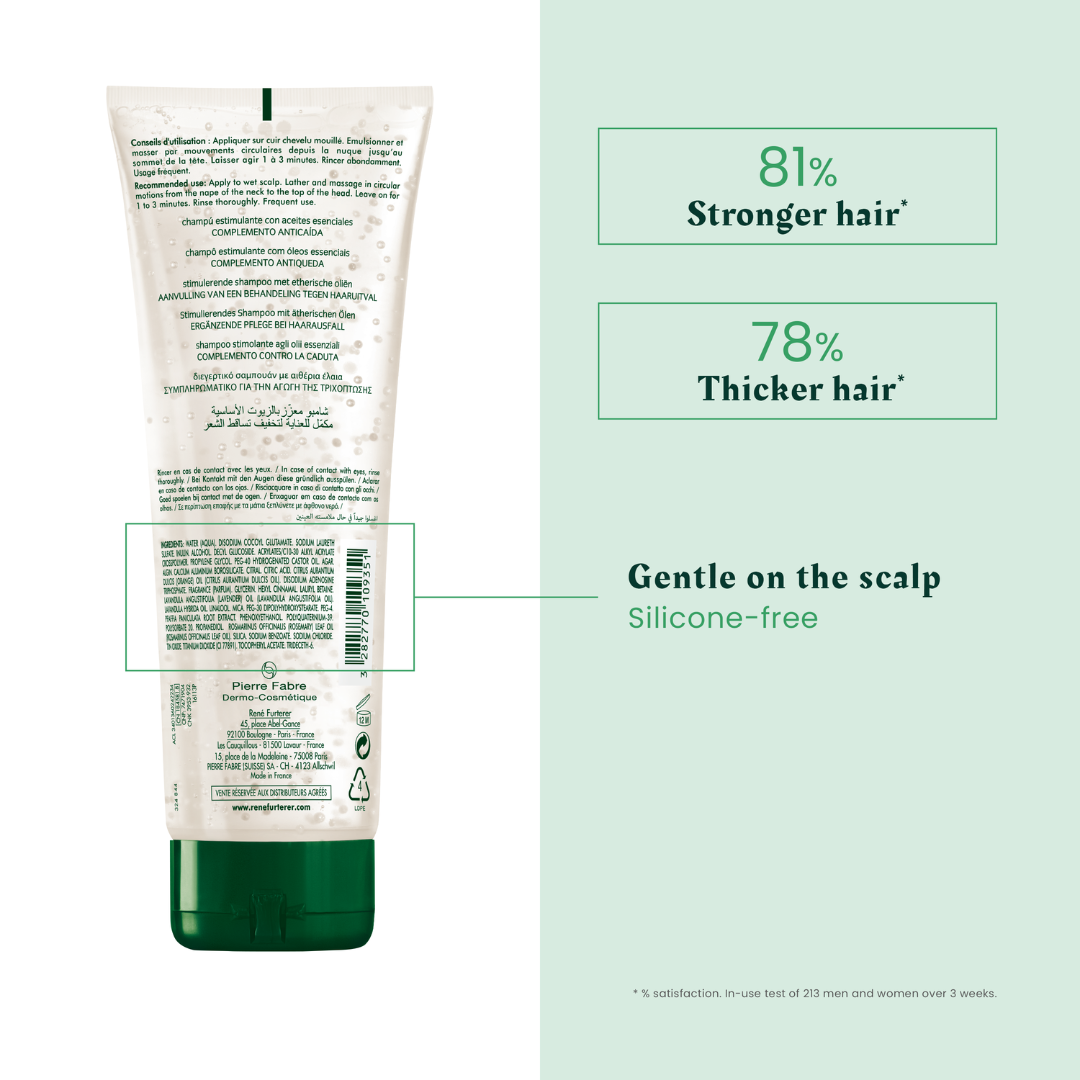 Triphasic Anti Hair Loss Longevity Shampoo + FREE Pink Hair Massager At 35% OFF