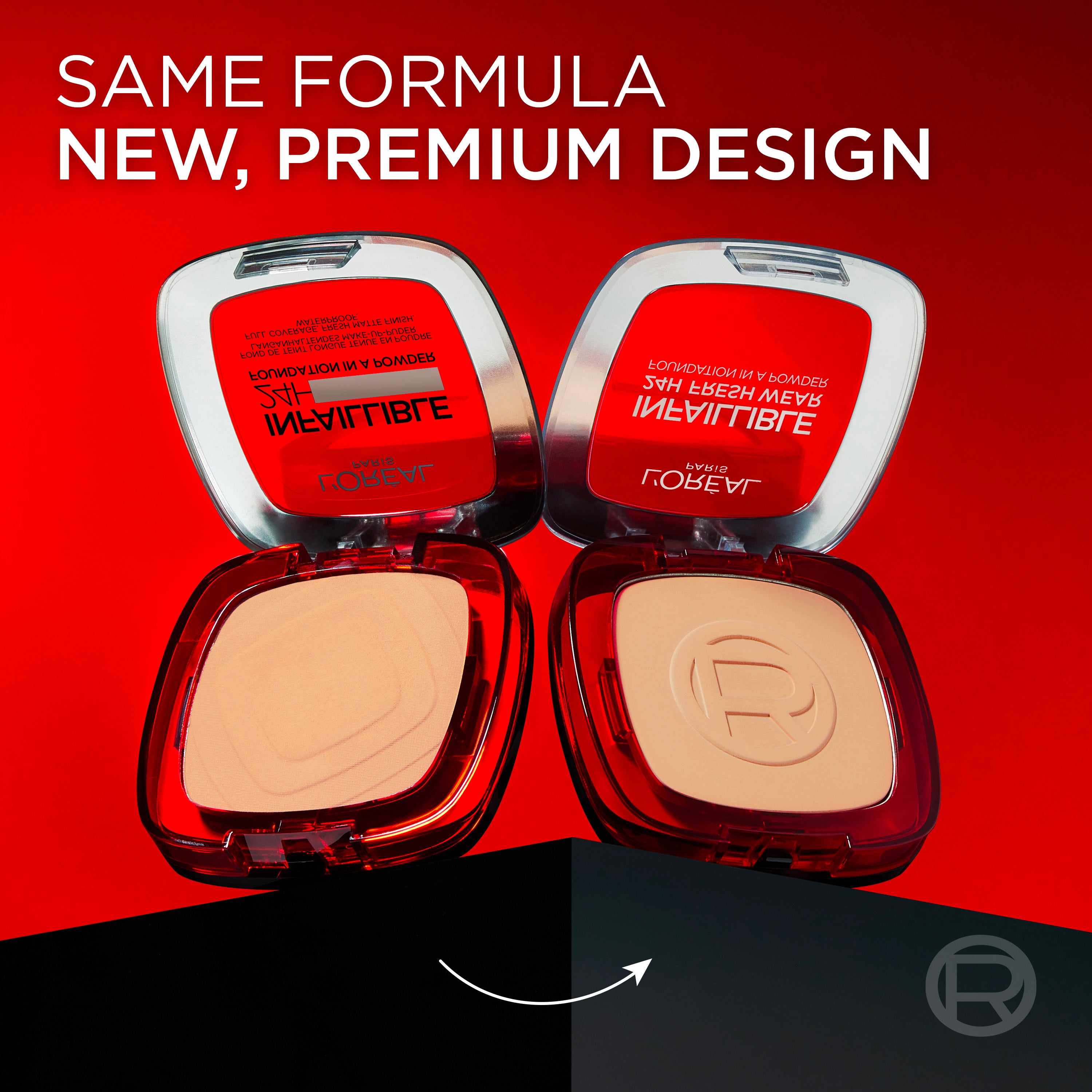 Infaillible Up to 24H Fresh Wear Foundation in a Powder- Waterproof, Heatproof, Sweatproof