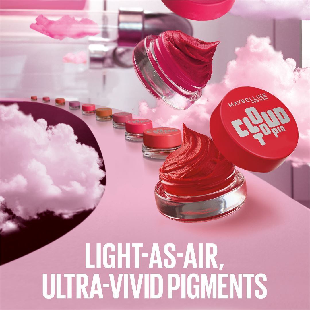 Cloudtopia Blush for Cheeks and Lip Mousse, Ultra-Vivid, Pigmented Formula for Up to 14HR