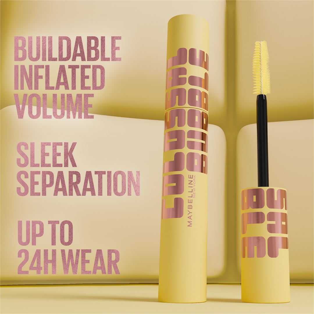 Maybelline Colossal Bubble Washable Mascara for Bold Volume