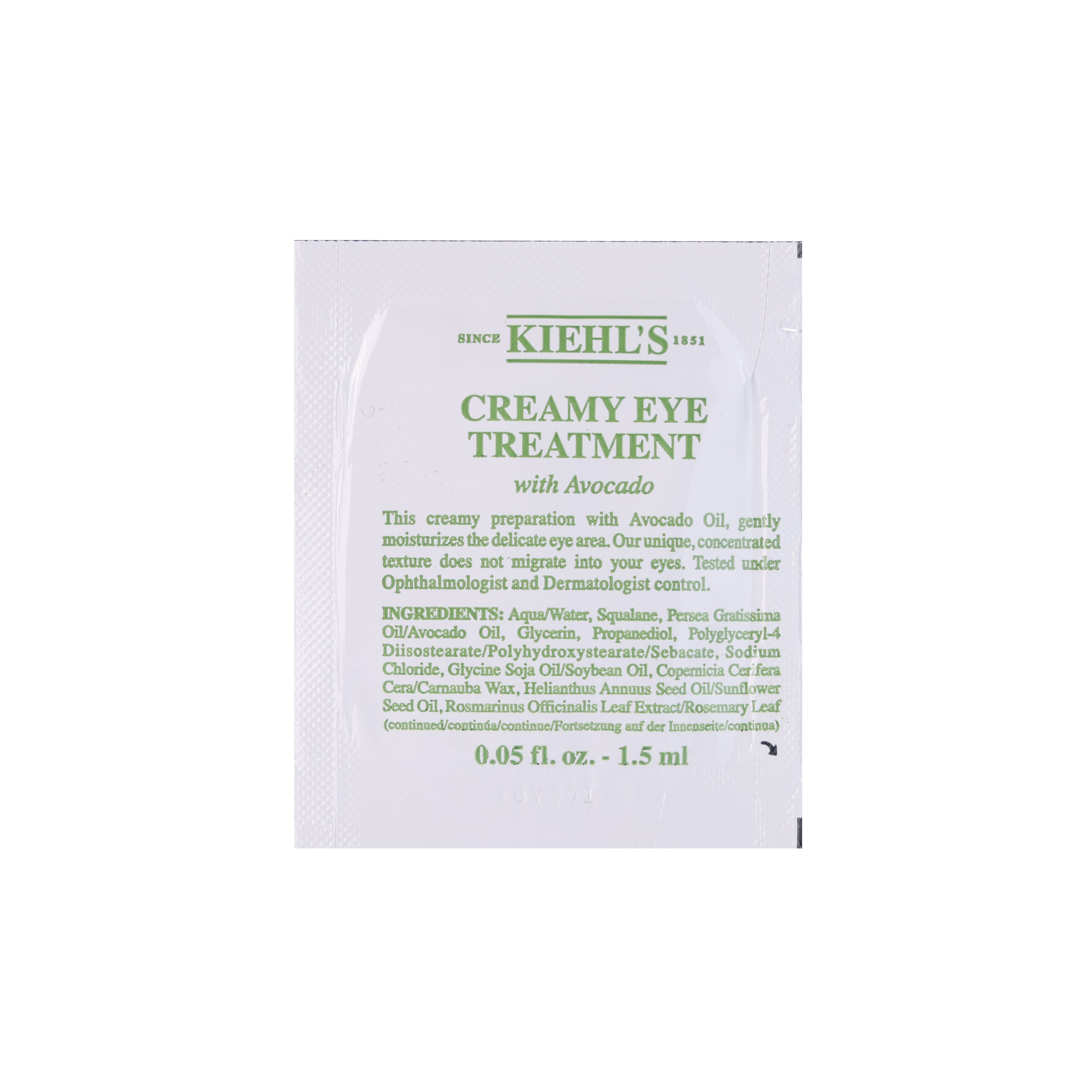 Gift From Kiehl's: Creamy Eye Treatment With Avocado Sample