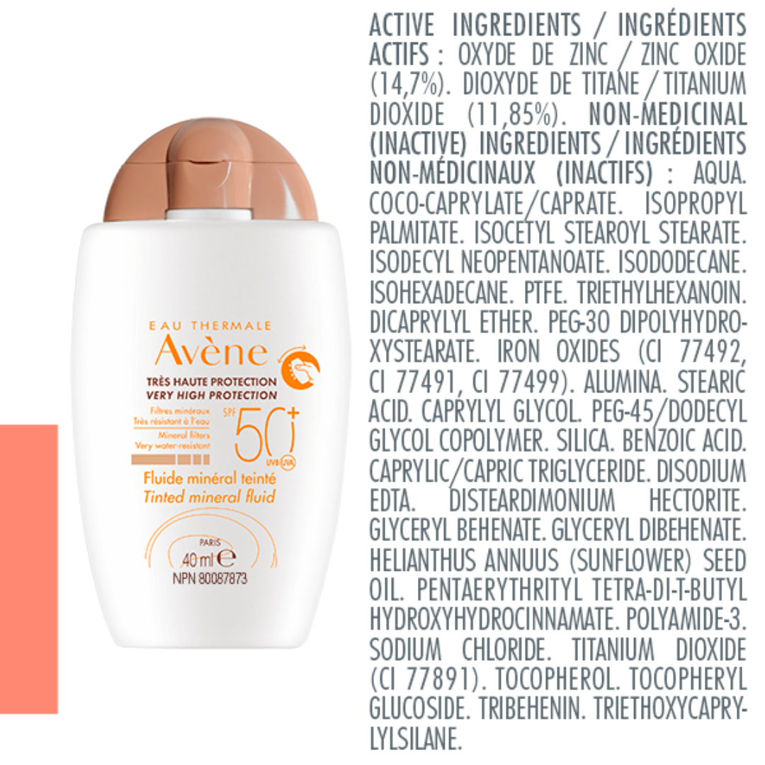 Mineral Sunscreen Fluid Tinted SPF 50+