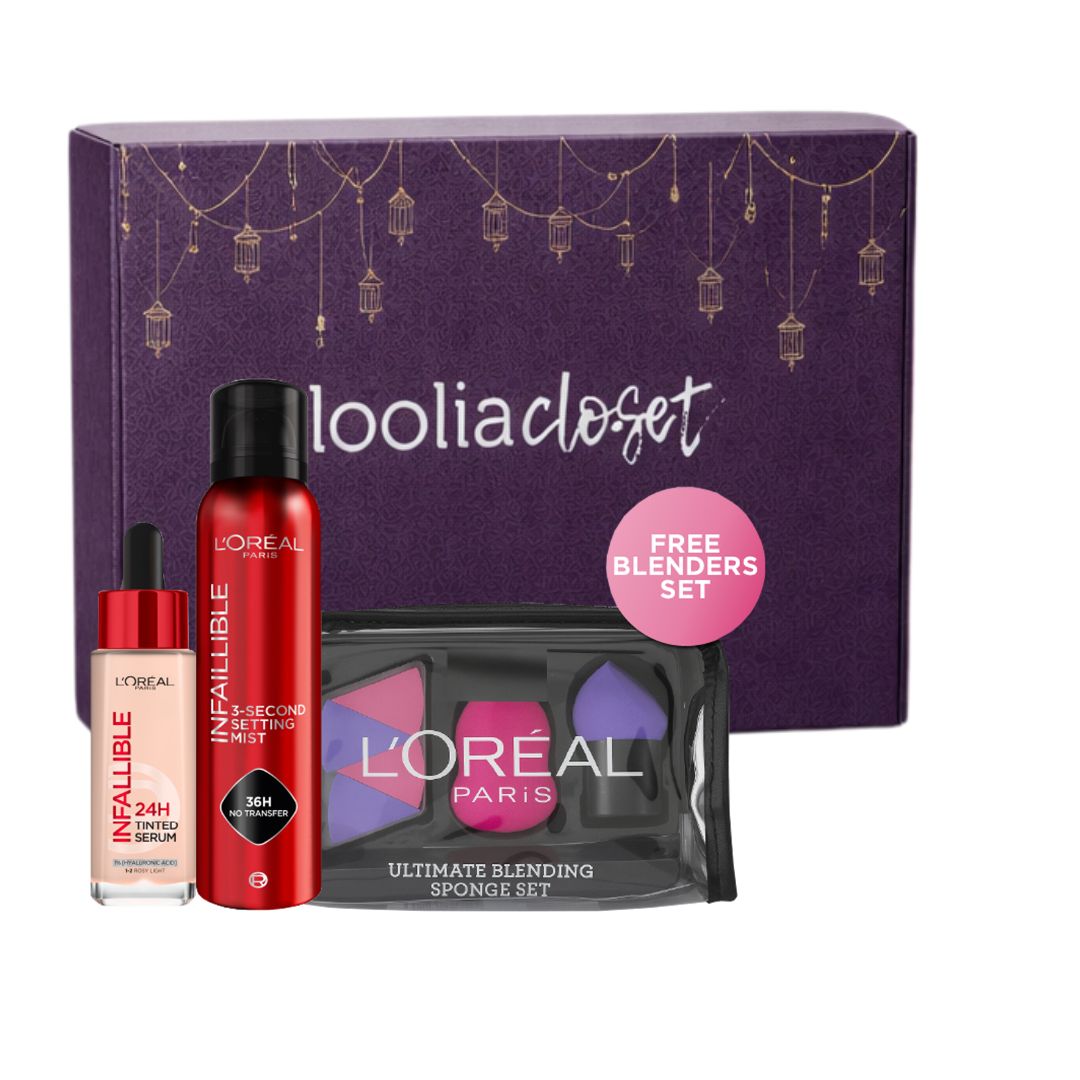 Infallible Tinted Serum + Setting Spray + FREE Beauty Blenders