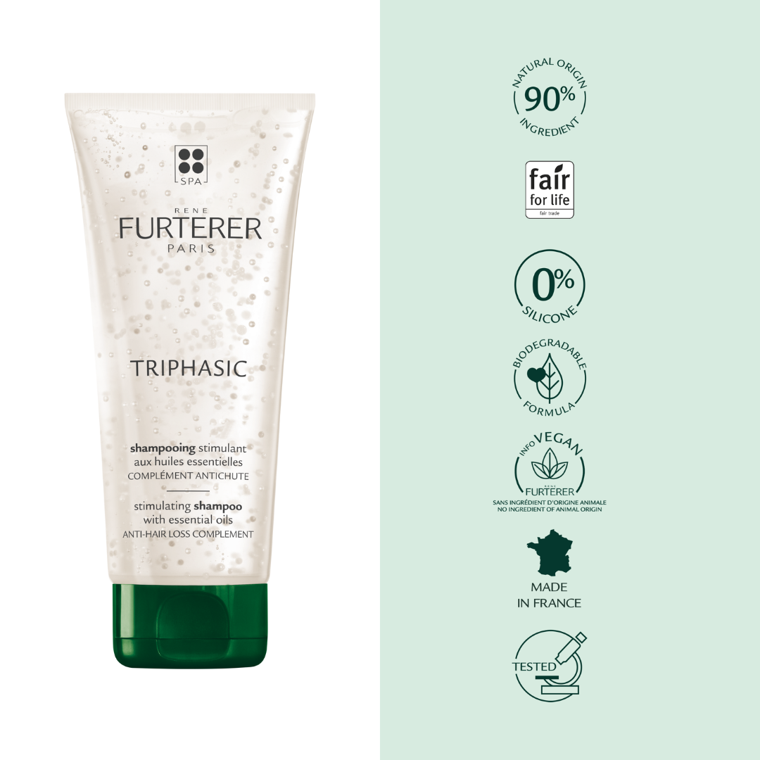 Triphasic Anti Hair Loss Longevity Shampoo + FREE Pink Hair Massager At 35% OFF