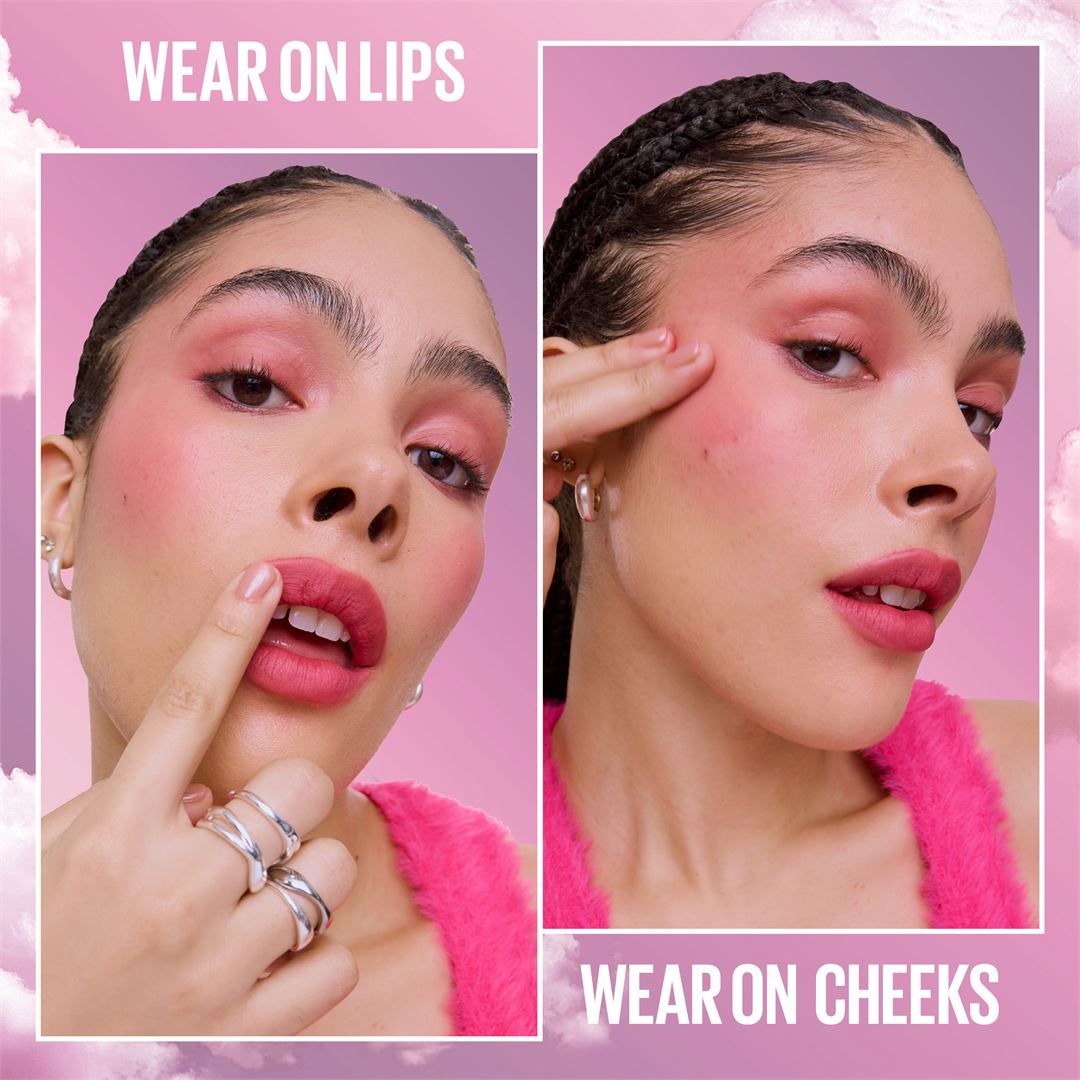 Cloudtopia Blush for Cheeks and Lip Mousse, Ultra-Vivid, Pigmented Formula for Up to 14HR