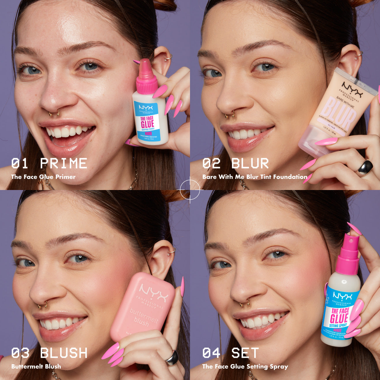 The Face Glue Primer, Gripping Primer, Up To 24 Hour Hydration