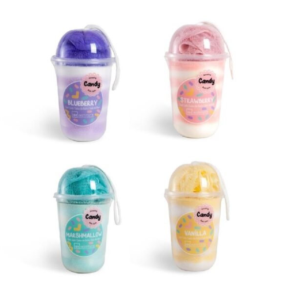 Candy Pack Bath Salts + Sponge