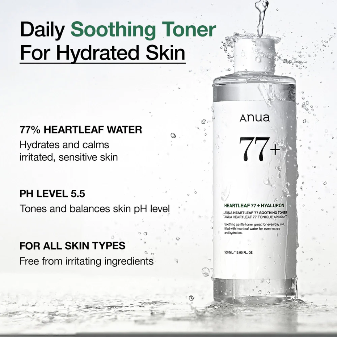 Anua Heartleaf 77 Soothing Toner - Benefits