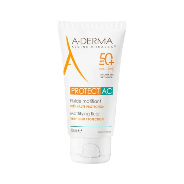 A-Derma Protect AC Mattifying Fluid SPF 50+ Very High Protection
