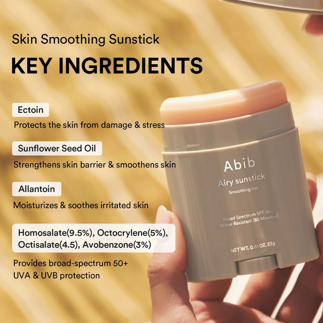 Abib Airy Sunstick Smoothing Bar SPF Pore & Oil Control 23g