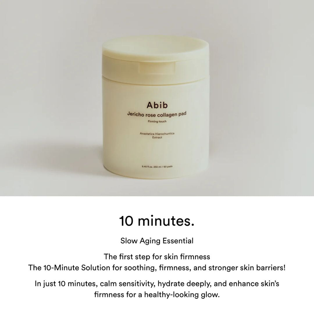 Abib Jericho Rose Collagen Pad Firming Touch Hydrating Care 60 Pads