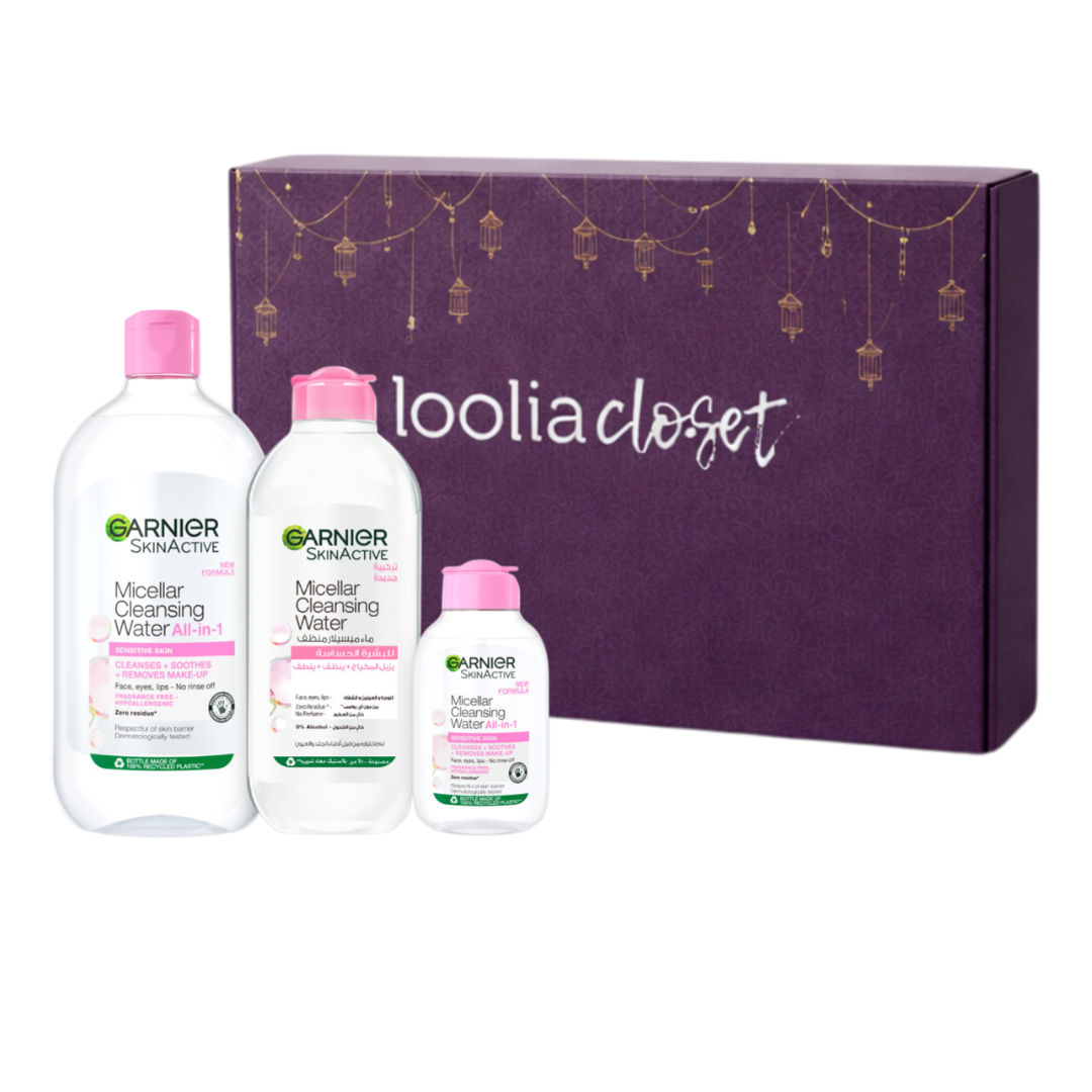 Micellar Water Facial Cleanser 700ML + 400ML + 100ML + FREE Ramadan Gift Box At 15% OFF
