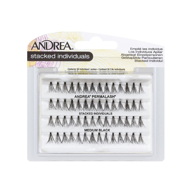 Andrea - Individual False Lashes- Medium Black