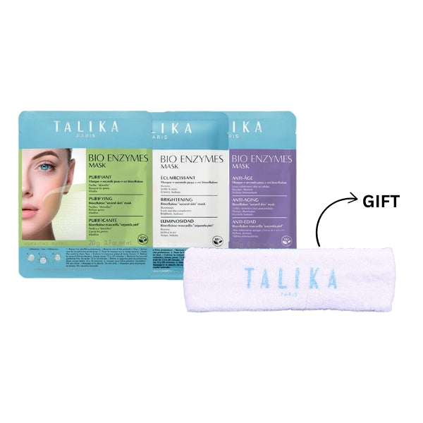 Talika Anti-Aging Mask + Purifying Mask + Brightening Mask + FREE Headband | Loolia Closet