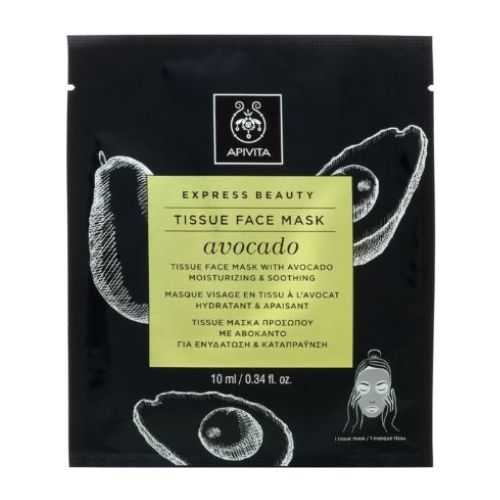 Apivita - Express Beauty Tissue Face Mask - Avocado 10 ML
