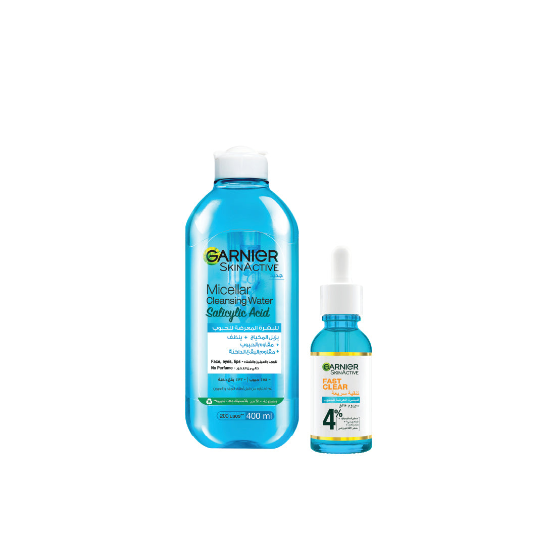 Salicylic Acid Micellar Cleansing Water + Booster Serum At 20% OFF