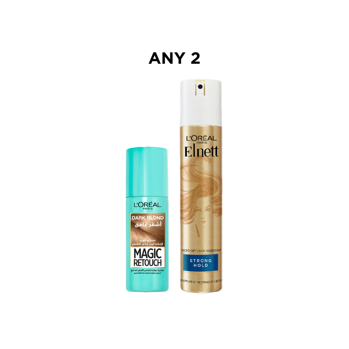 Magic Retouch Spray + Elnett Hairspray At 20% OFF